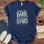 T-Shirt Navy / S Poe Stars Quote Shirt
