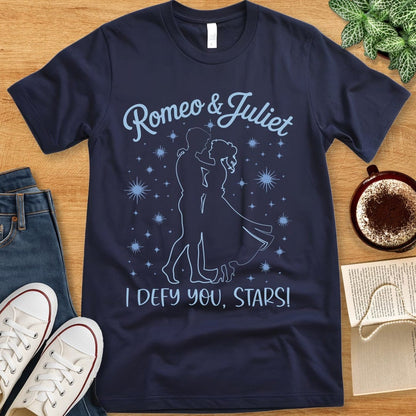T-Shirt Navy / S Romeo and Juliet Shirt – I Defy You Stars
