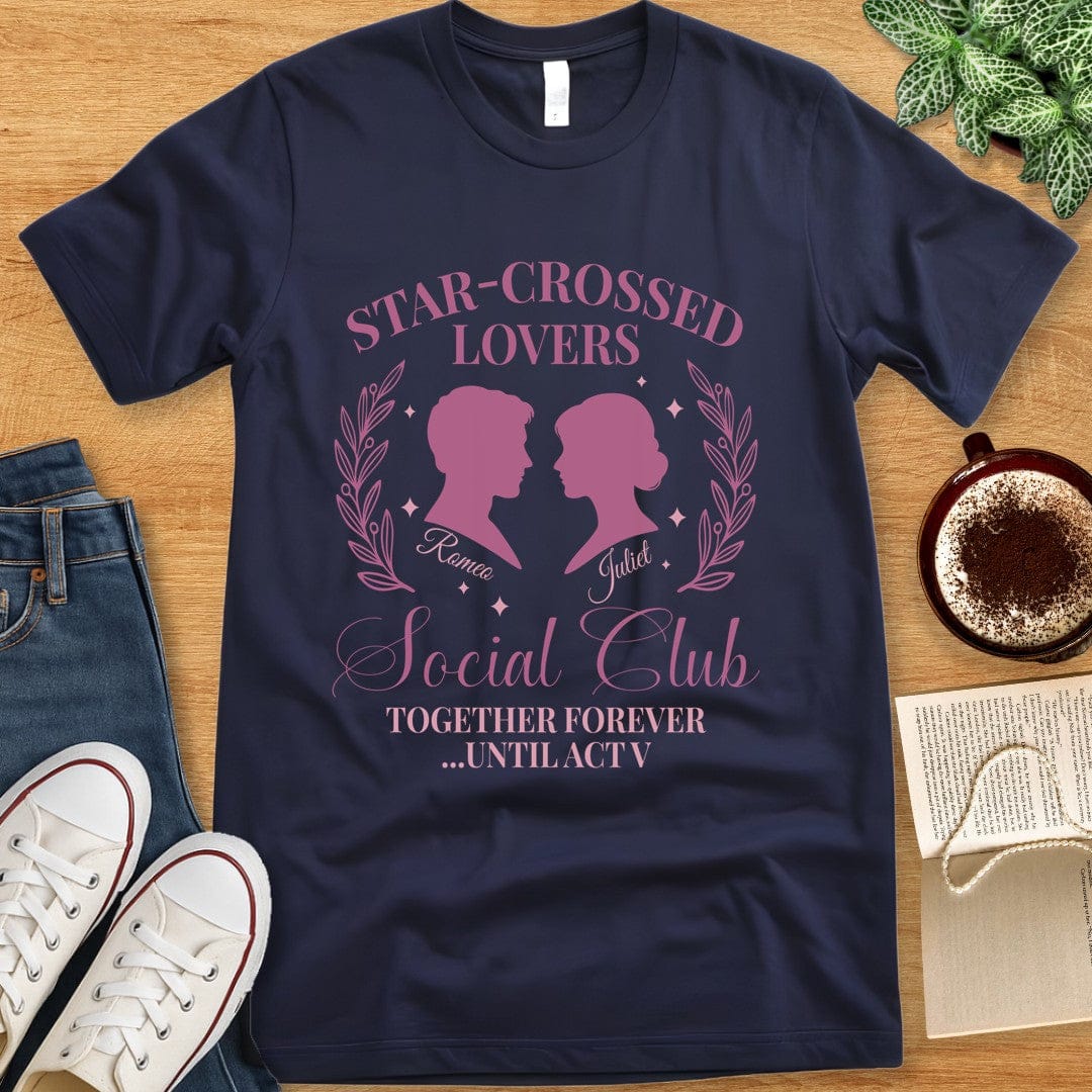 T-Shirt Navy / S Romeo & Juliet Shirt - Star Crossed Lovers Social Club