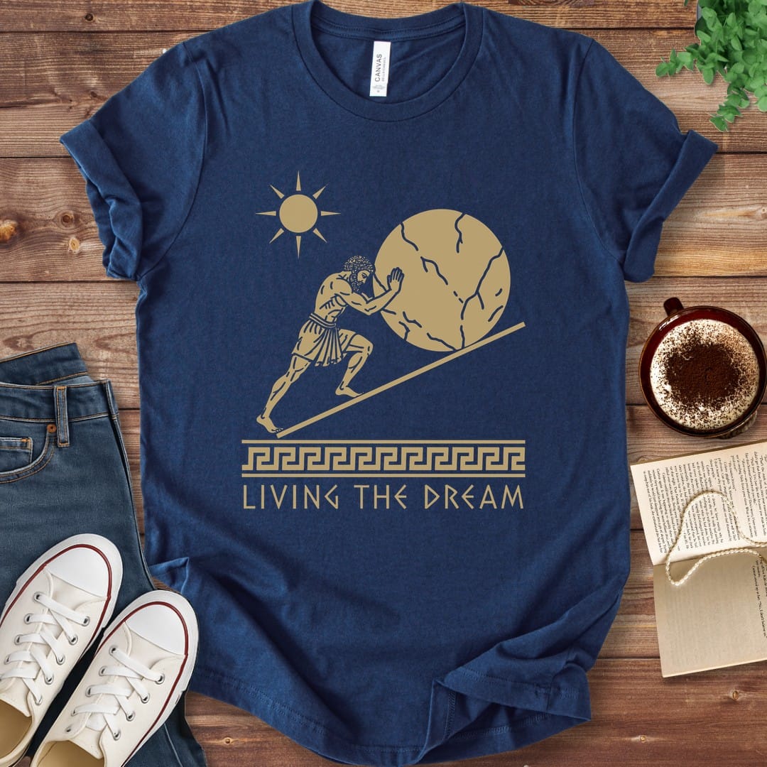 T-Shirt Navy / S Sisyphus Living the Dream T-Shirt