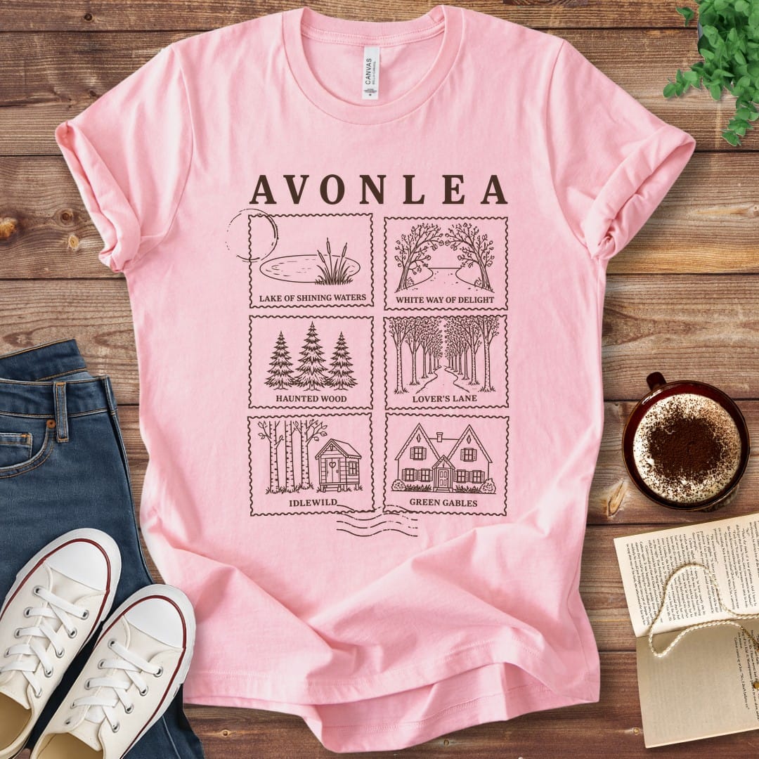 T-Shirt Pink / S Avonlea Landmarks Anne of Green Gables T-Shirt