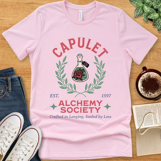 T-Shirt Pink / S Capulet Alchemy Society Shirt – Romeo and Juliet