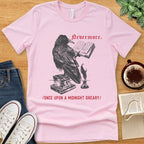 T-Shirt Pink / S Edgar Allan Poe Shirt – The Raven-Inspired Design