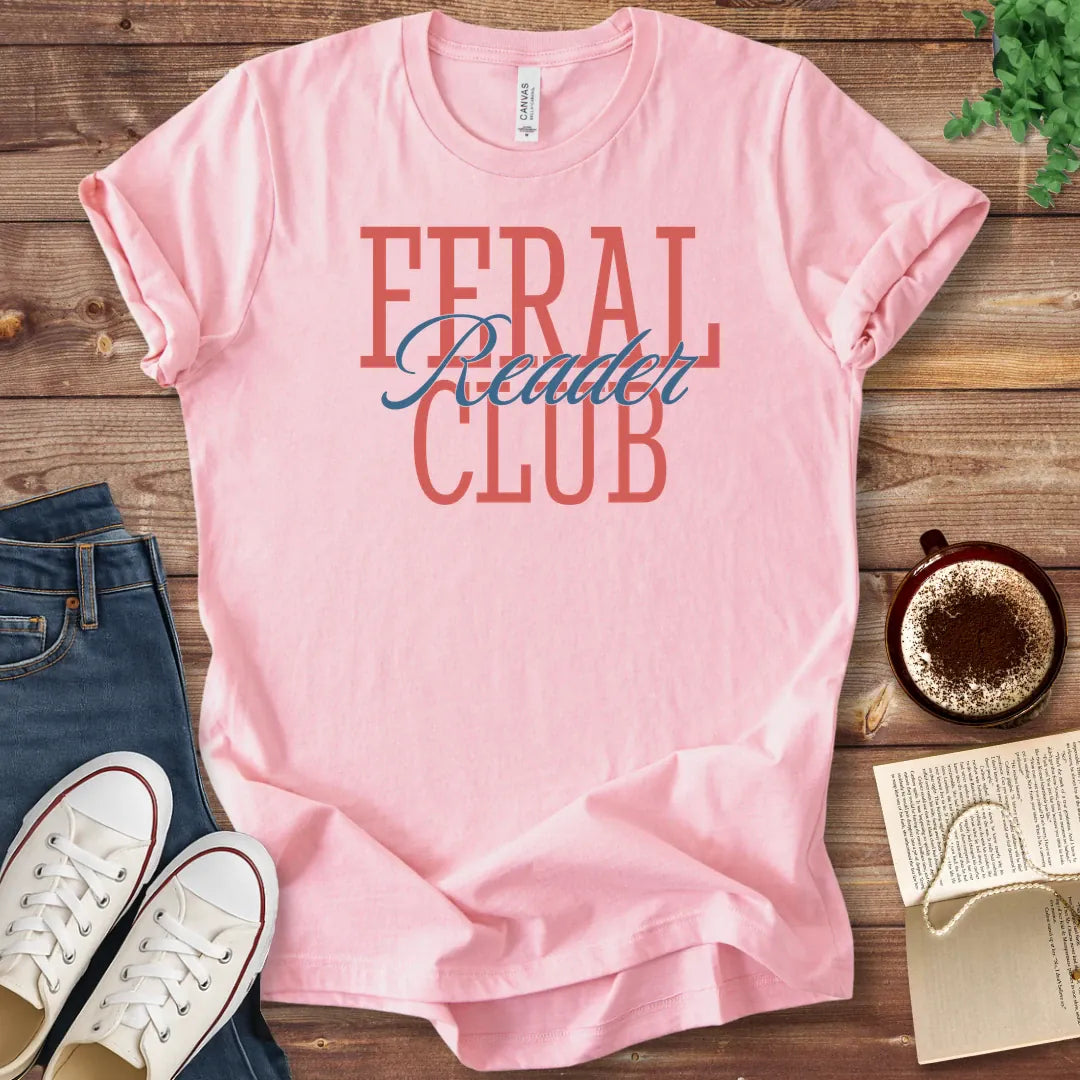 T-Shirt Pink / S Feral Reader Club T-Shirt