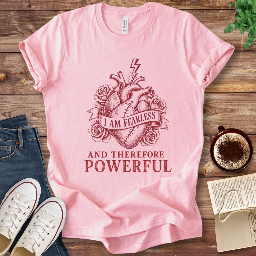 T-Shirt Pink / S Frankenstein I Am Fearless T-Shirt