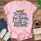 T-Shirt Pink / S Free Spinster T-Shirt