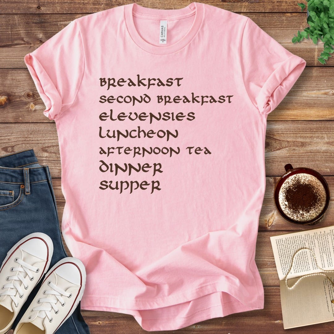 T-Shirt Pink / S Hobbit Meals T-Shirt
