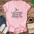 T-Shirt Pink / S I Am No Bird Jane Eyre T-Shirt