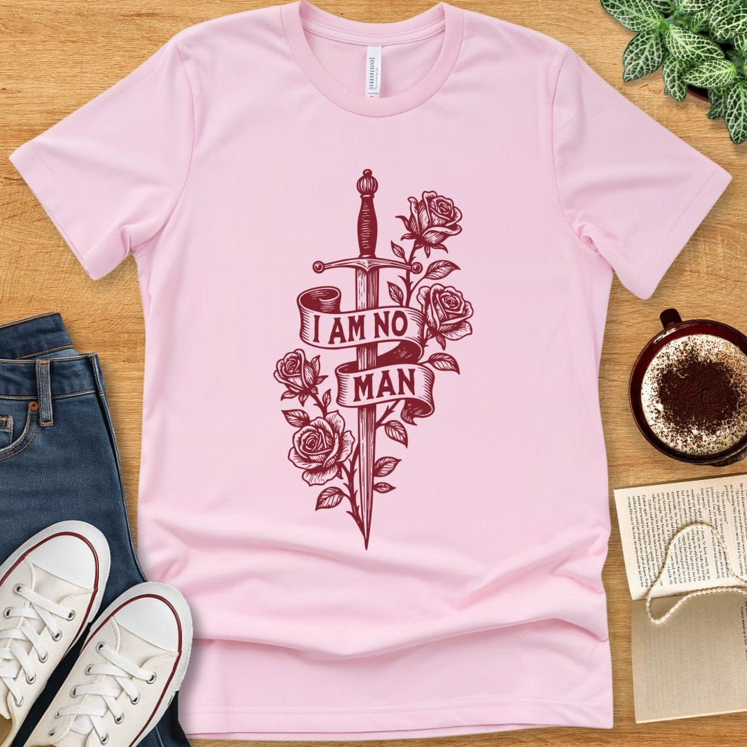 T-Shirt Pink / S I Am No Man Tshirt