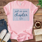 T-Shirt Pink / S Just One More Chapter Stripes T-Shirt