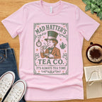 T-Shirt Pink / S Mad Hatter Shirt - Alice in Wonderland