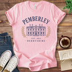 T-Shirt Pink / S Pemberley Pride & Prejudice T-Shirt