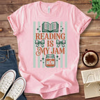 T-Shirt Pink / S Reading is My Jam T-Shirt
