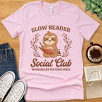 T-Shirt Pink / S Slow Reader Social Club T-shirt