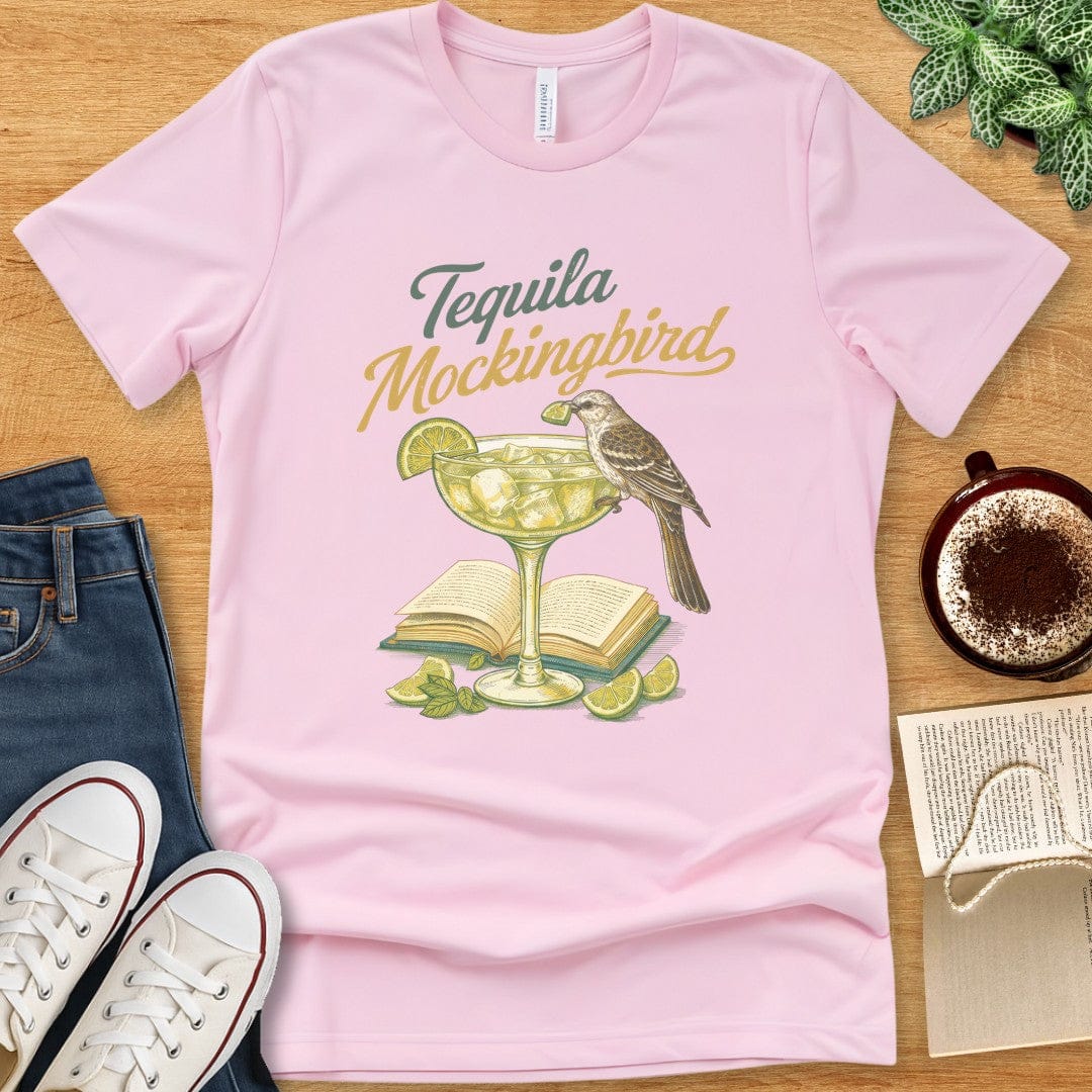 T-Shirt Pink / S Tequila Mockingbird Book Club T-shirt