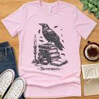 T-Shirt Pink / S The Raven Nevermore Shirt