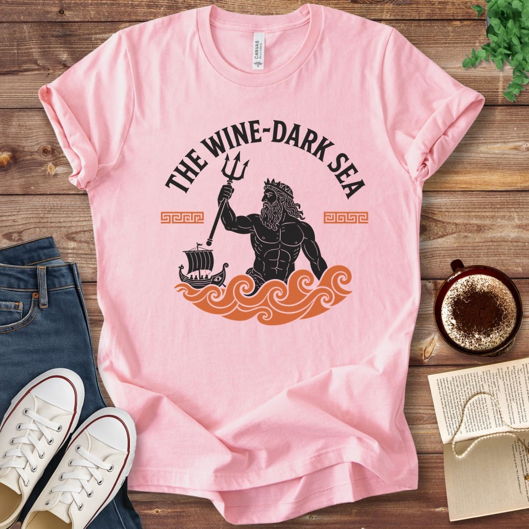 T-Shirt Pink / S The Wine-Dark Sea Homer's Odyssey T-Shirt