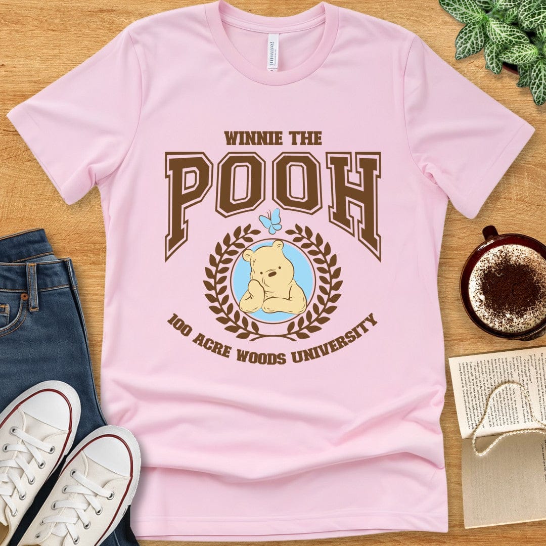 T-Shirt Pink / S Winnie the Pooh University Shirt