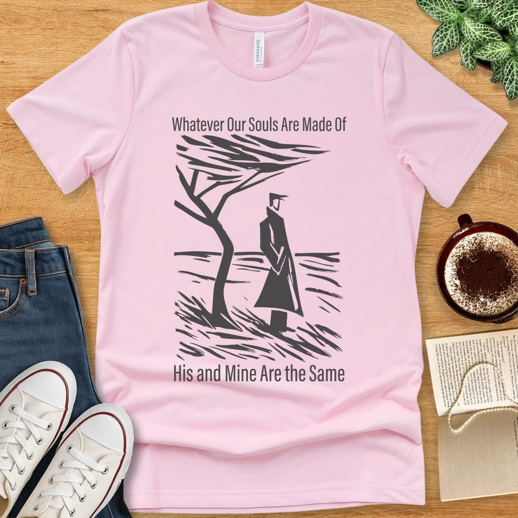 T-Shirt Pink / S Wuthering Heights Heathcliff T-shirt