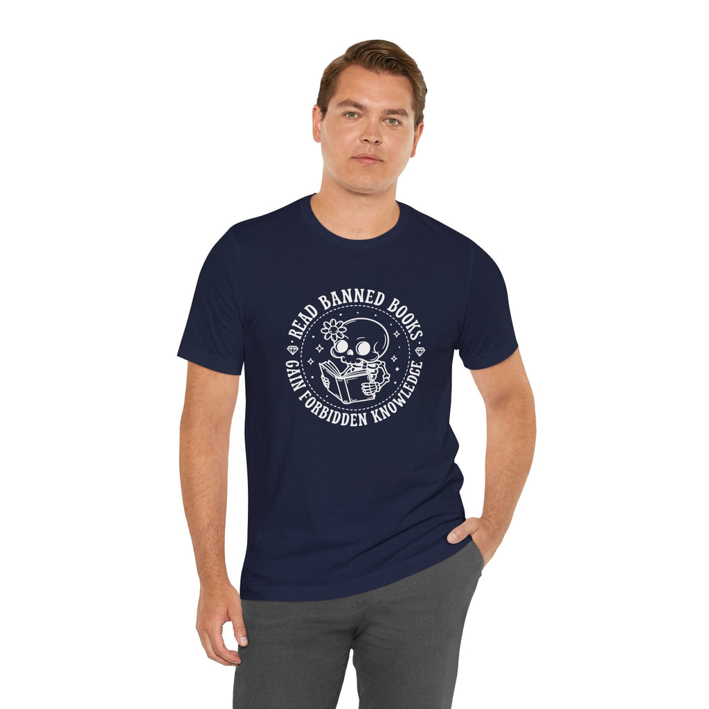T-Shirt Read Banned Books Skeleton Shirt