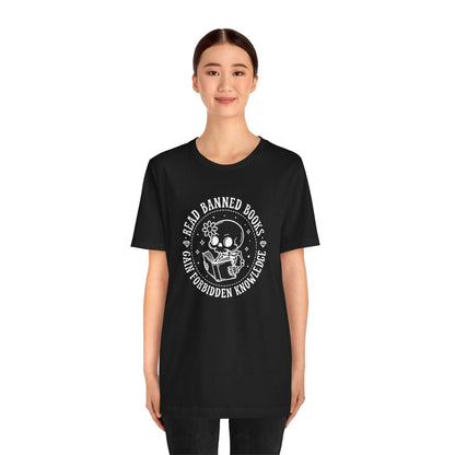 T-Shirt Read Banned Books Skeleton Shirt
