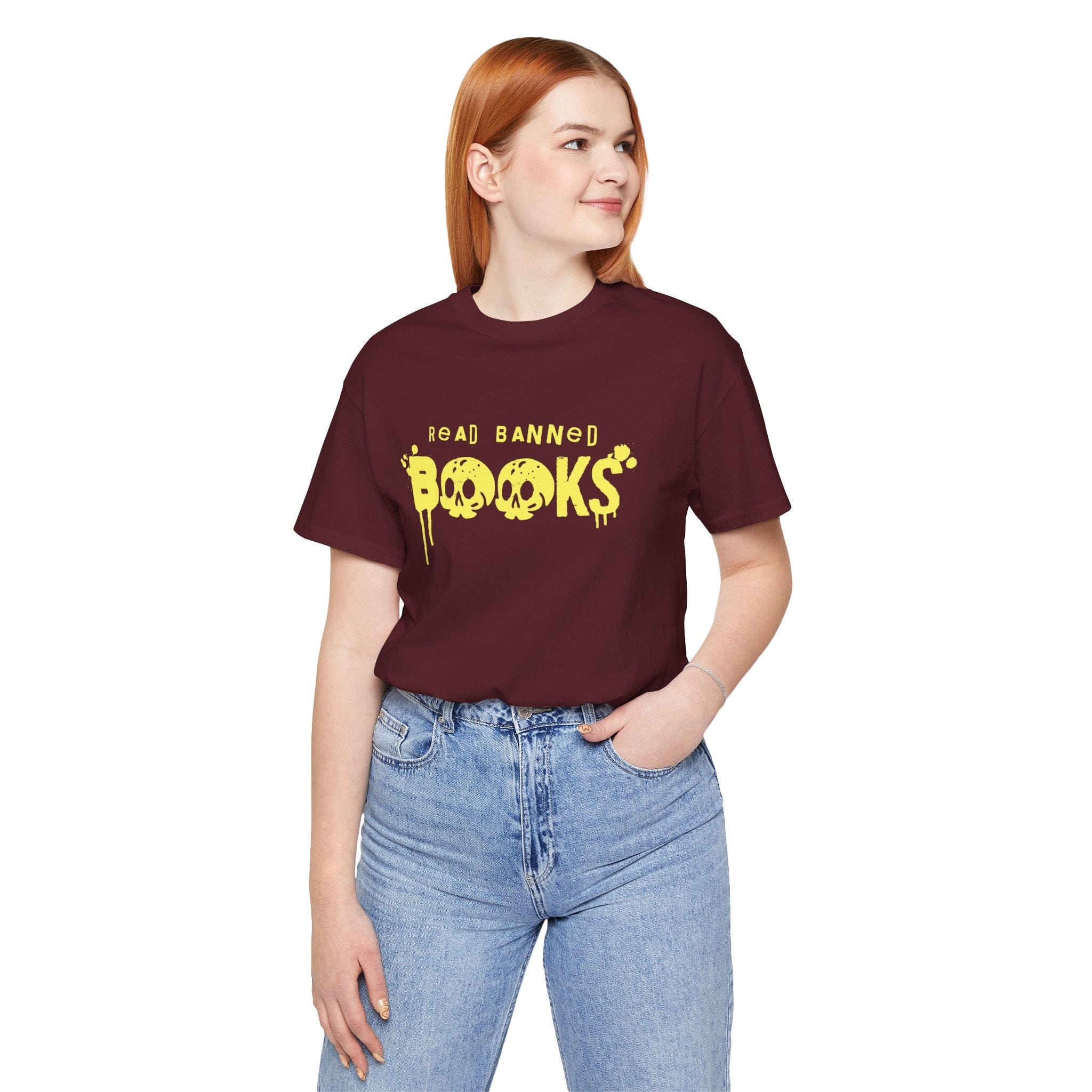 T-Shirt Read Banned Books Skull Shirt