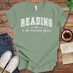 T-Shirt Reading Is My Favorite Sport T-Shirt