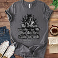 T-Shirt S / Asphalt Poe Shirt - Edgar Allan Poe Quote