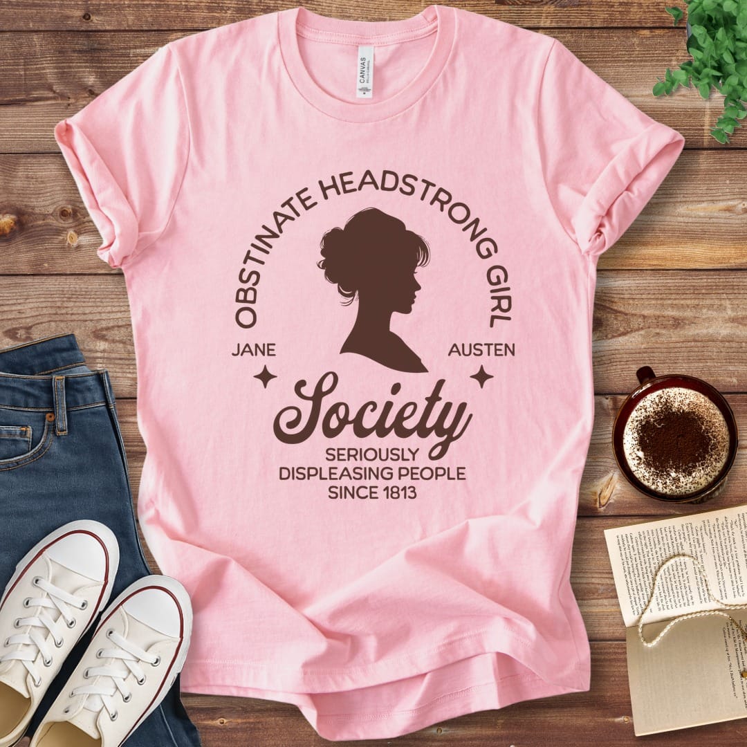 T-Shirt S / Pink Obstinate Headstrong Girl Society Shirt