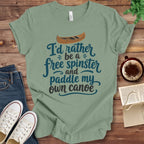 T-Shirt Sage / S Free Spinster T-Shirt
