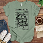 T-Shirt Sage / S Fully Booked Library Card T-Shirt