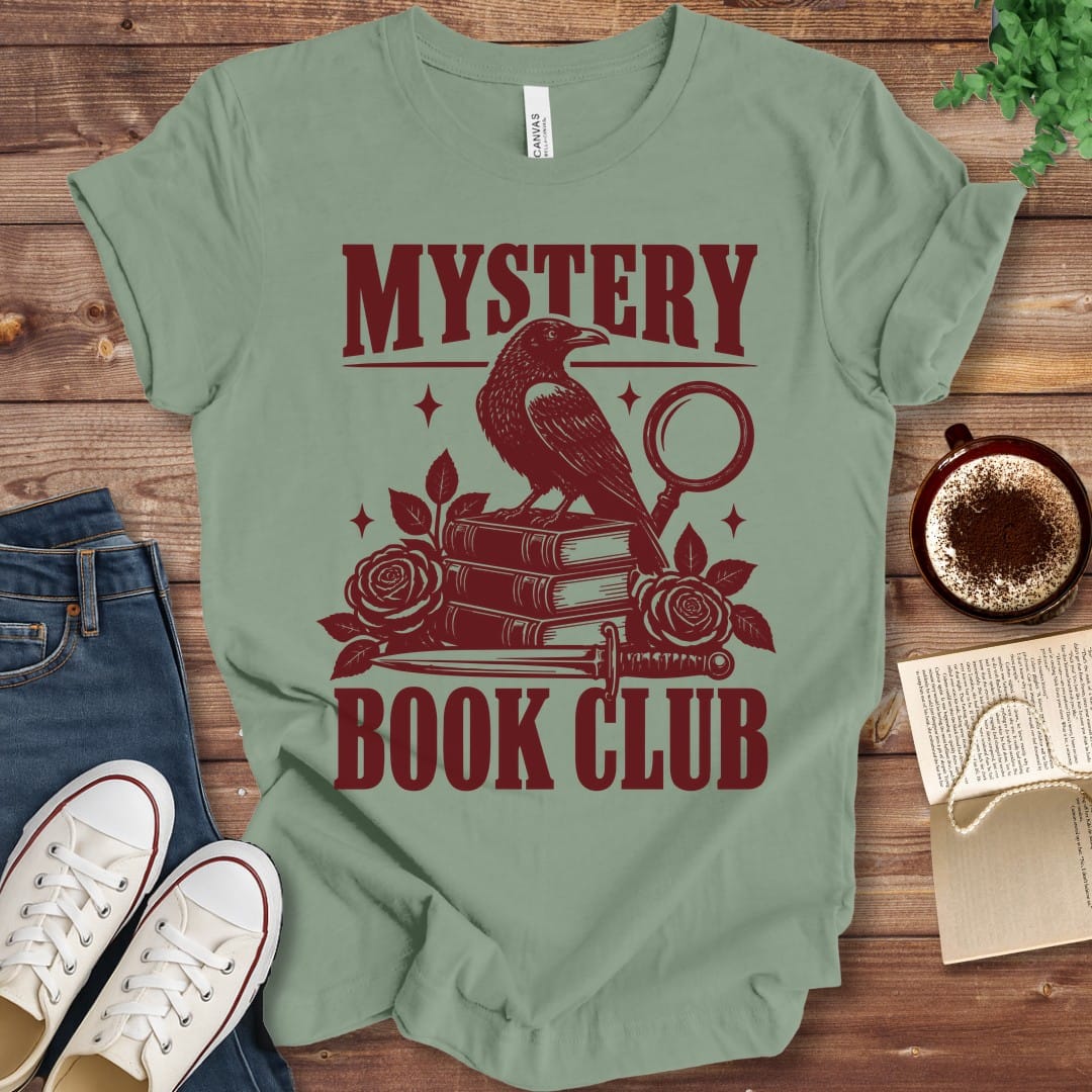 T-Shirt Sage / S Mystery Book Club Raven T-Shirt