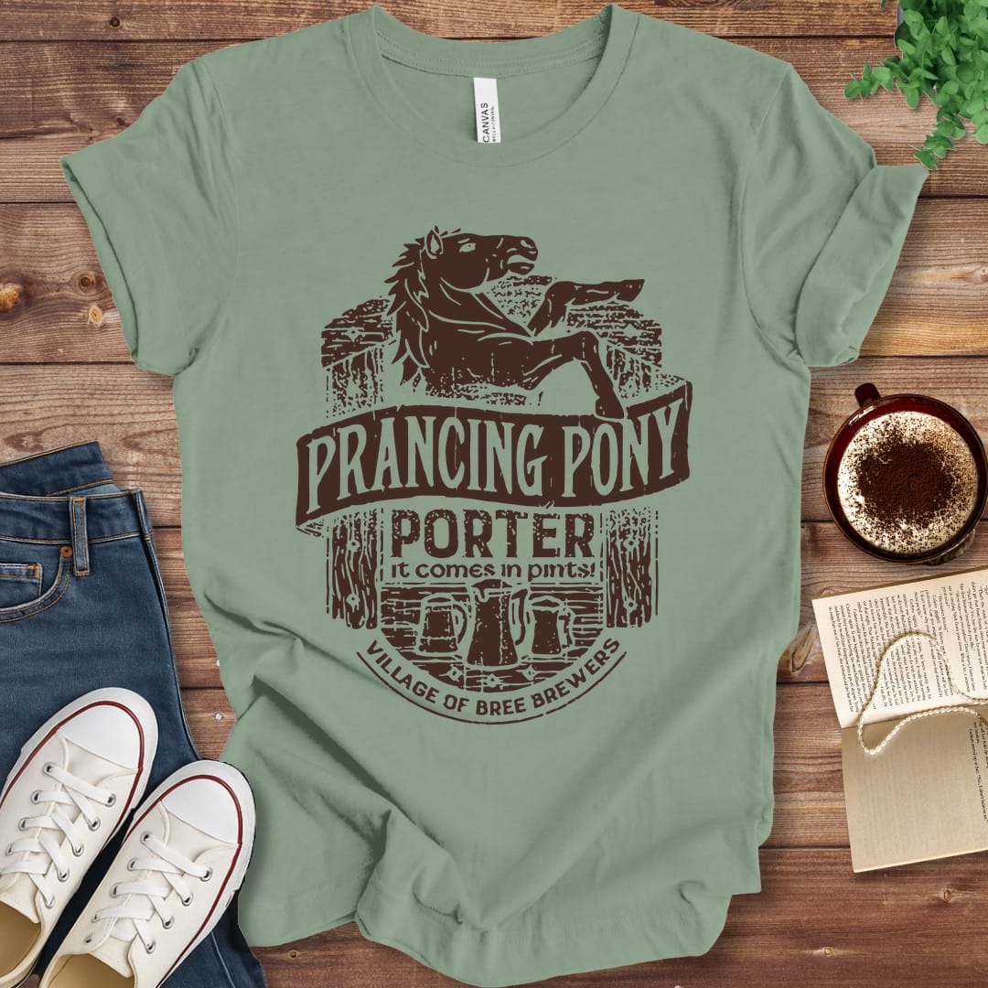 T-Shirt Sage / S Prancing Pony T-Shirt