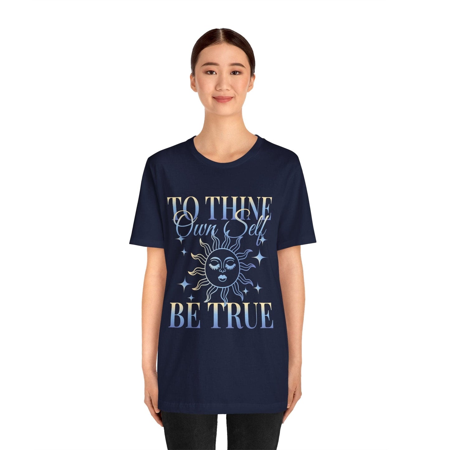 T-Shirt Shakespeare Quote Shirt - To Thine Own Self Be True