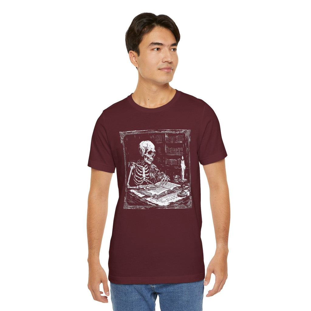 T-Shirt Skeleton Library Shirt