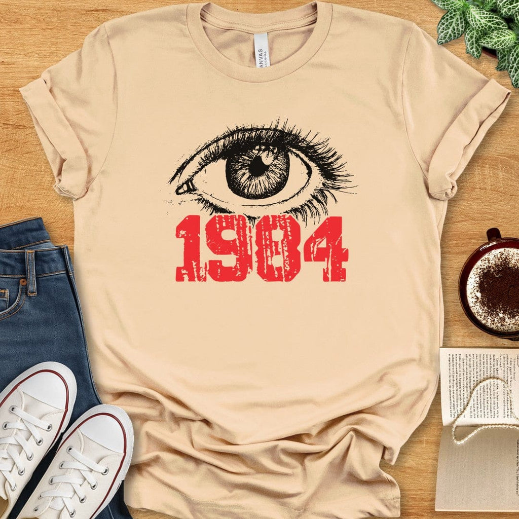 T-Shirt Soft Cream / S 1984 George Orwell Shirt
