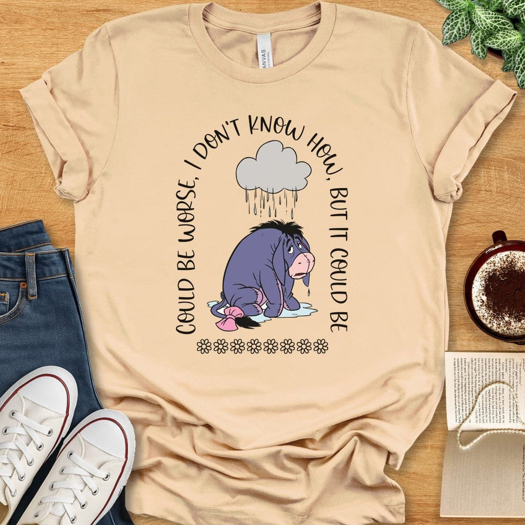 T-Shirt Soft Cream / S Eeyore Shirt - Could Be Worse