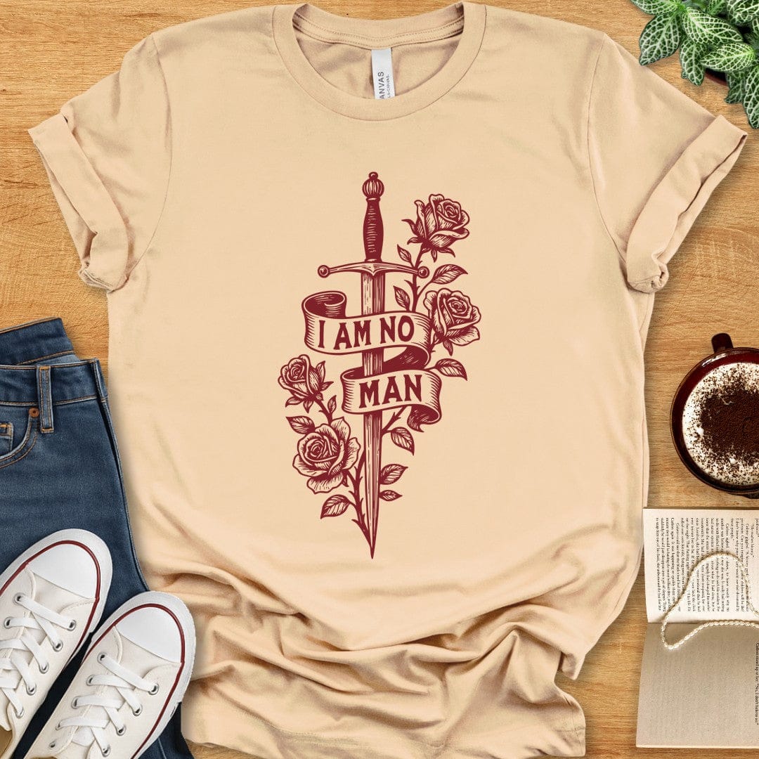 T-Shirt Soft Cream / S I Am No Man Tshirt