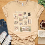 T-Shirt Soft Cream / S Jane Austen Stamps T-Shirt
