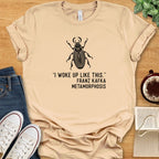 T-Shirt Soft Cream / S Kafka Metamorphosis Shirt - I Woke Up Like This
