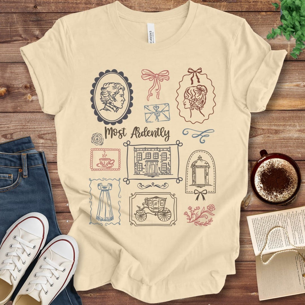 T-Shirt Soft Cream / S Most Ardently Pride and Prejudice T-Shirt
