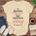 T-Shirt Soft Cream / S No Enjoyment Like Reading Jane Austen T-Shirt
