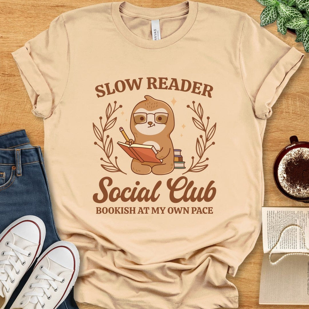 T-Shirt Soft Cream / S Slow Reader Social Club T-shirt