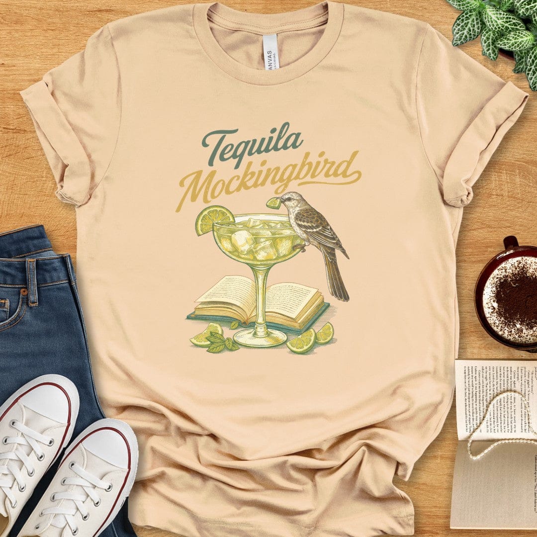 T-Shirt Soft Cream / S Tequila Mockingbird Book Club T-shirt