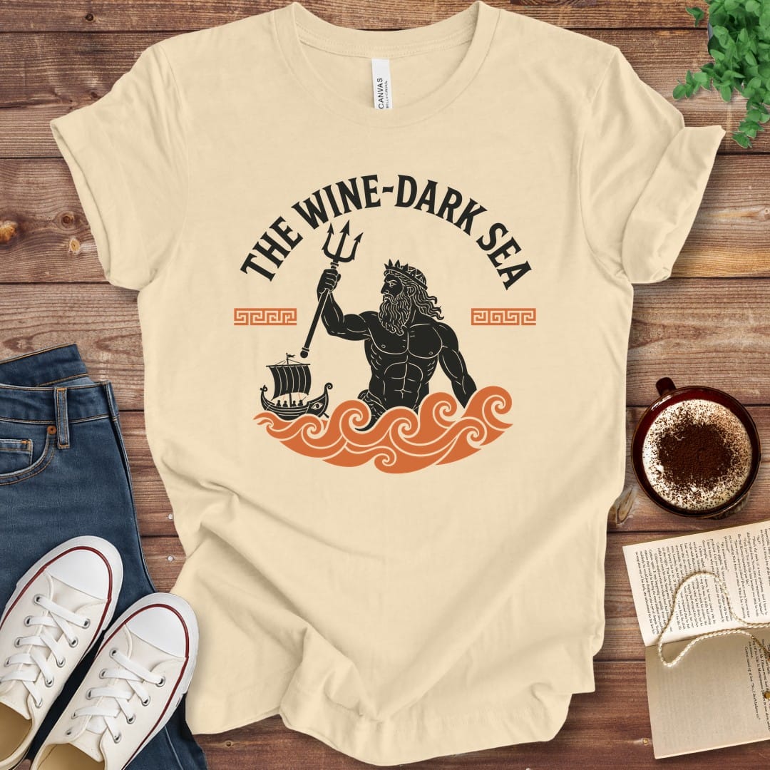 T-Shirt Soft Cream / S The Wine-Dark Sea Homer's Odyssey T-Shirt