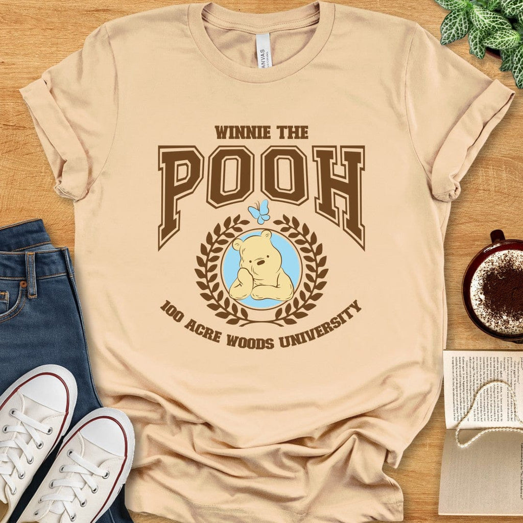 T-Shirt Soft Cream / S Winnie the Pooh University Shirt