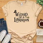 T-Shirt Soft Cream / S Wizard of a Librarian T-shirt