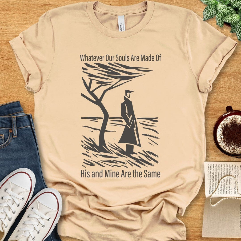 T-Shirt Soft Cream / S Wuthering Heights Heathcliff T-shirt