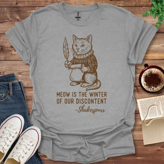 Printful T-shirt Sport Grey / S Shakespurr Funny Shakespeare T-Shirt