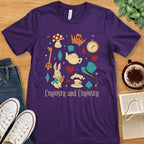 T-Shirt Team Purple / S Alice In Wonderland Curiouser and Curiouser Inspired T-Shirt